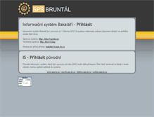 Tablet Screenshot of is.sps-br.cz
